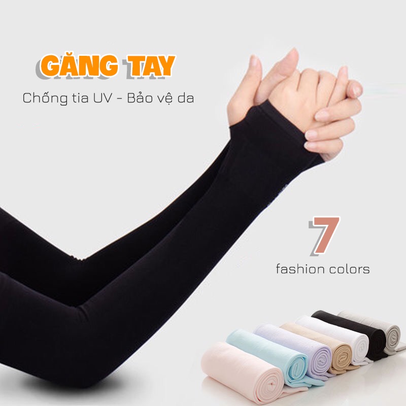 Găng Tay Chống Nắng Xe Máy Thể Thao Nam Nữ Xỏ Ngón Loại Dày Cao Cấp Chống Tia UV