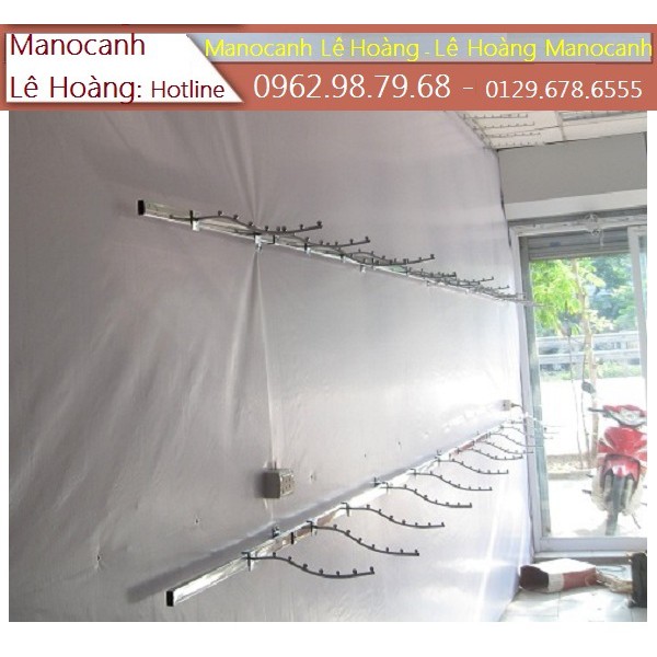 Thanh Inox Hộp 1,5x3Cm Chuyên Dùng Lắp Dàn Giá Kệ TREO QUẦN ÁO SHOP