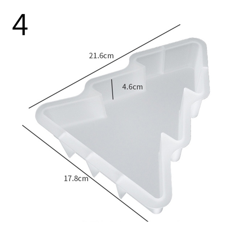 Khuôn Silicone Làm Nhựa Resin Hình Cây Thông / Mặt Trăng / Đám Mây