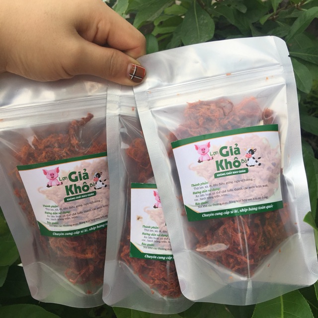 MUA 2 TẶNG 1 THỊT LỢN GIẢ BÒ giá chỉ 18k/gói