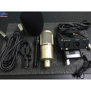 Mic thu âm takstar pc k200 kèm nguồn phantom