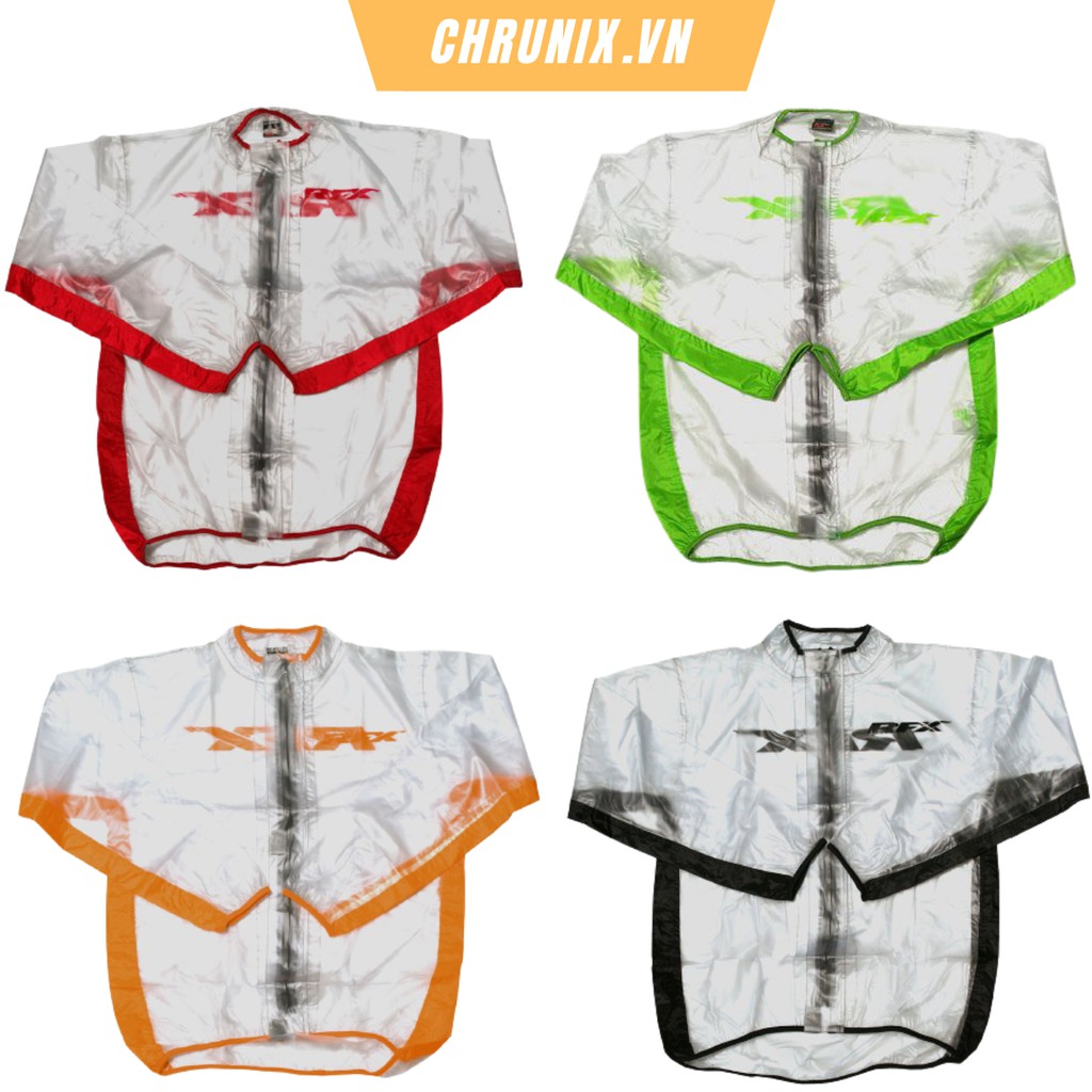 Áo Mưa Trong Suốt RFX Race Series Cao Cấp Moto Cào Cào Chrunix