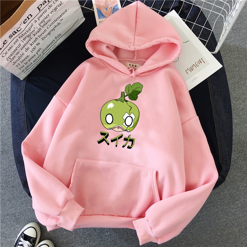 Bán Chạy Áo Hoodie Cotton Chui Đầu Cỡ Lớn In Hình Anime Dr Stone Road Anime Kawaii Suika Ullzang Làm Quà Sinh Nhật Cho Nam