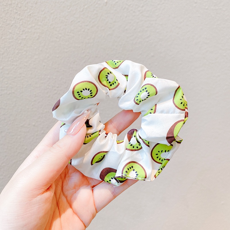 Dây Cột Tóc Màu Xanh Lá Cây Đơn Giản Dễ Thương