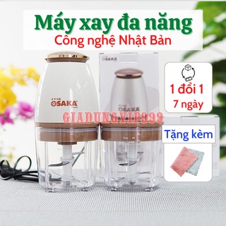 Máy xay đa năng Osaka xay đồ ăn dặm sinh tố, rau củ, thịt cao cấp lưỡi lớn trục xoay chuyên dụng