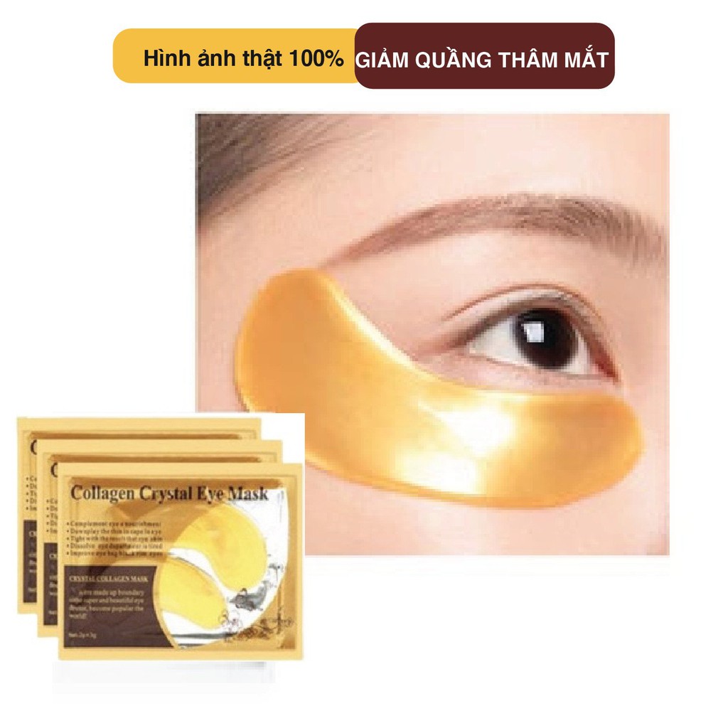 Đắp Mắt Collagen Crystal Eye Mask làm giảm quầng thâm mắt, ngăn ngừa vết chân chim cho vùng da mắt