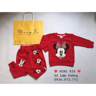 Bộ nỉ Minnie Hm xuất