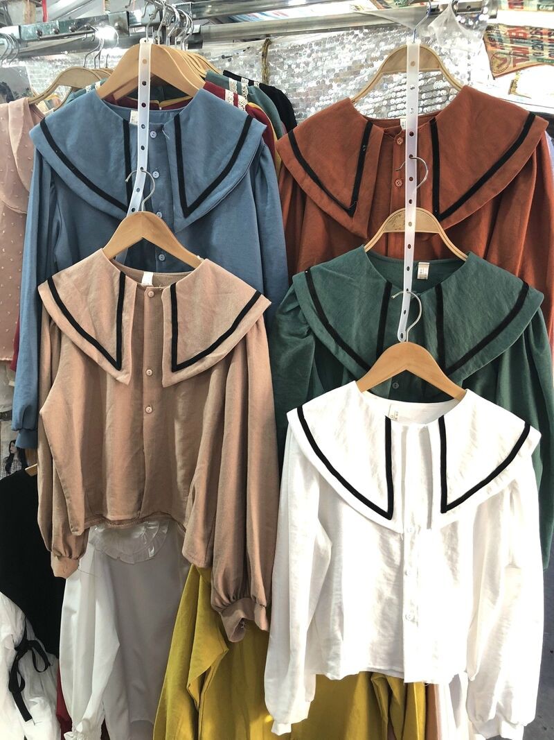 Áo sơ mi viền cổ bẻ nhiều màu | BigBuy360 - bigbuy360.vn