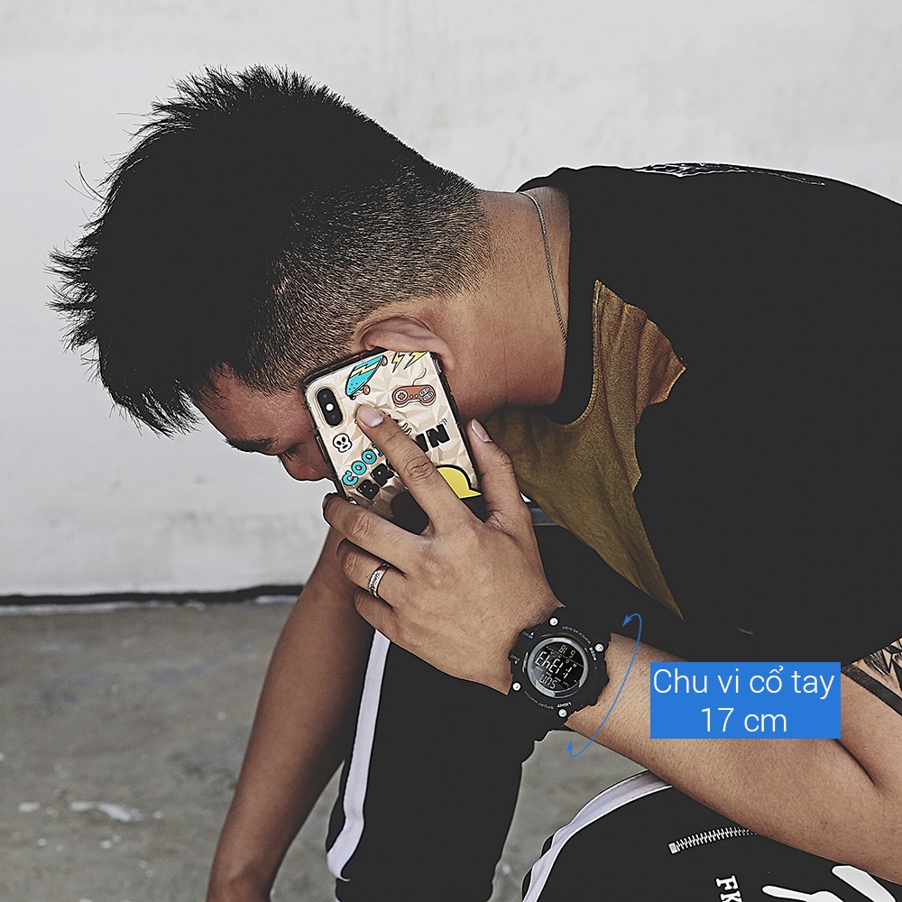 Đồng Hồ Nam Điện Tử Thể Thao Pin Nhật, Kháng Nước SKMEI - 1266BK - Hàng Chính Hãng