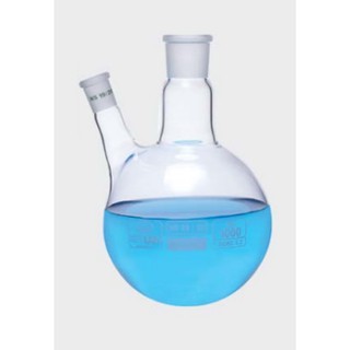 [HÀNG ĐỨC] BÌNH CẦU THỦY TINH MÀU TRẮNG ,ĐÁY TRÒN, 2 CỔ NHÁM  50ml,100ml, 250ml, 500ml, 1000ml, 2000ml