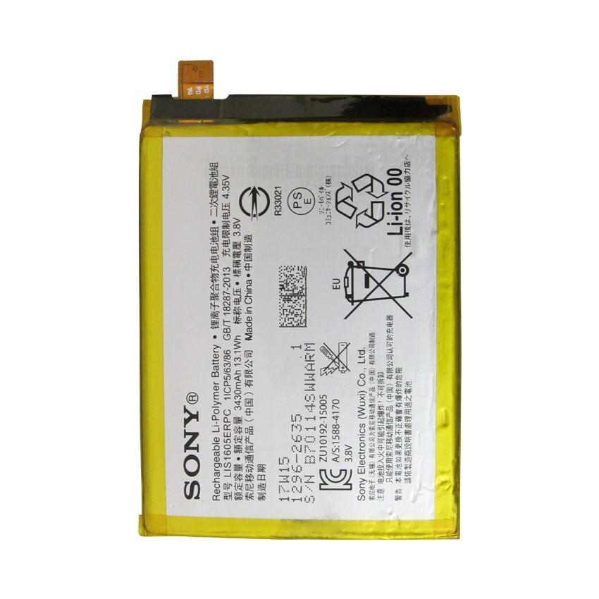 Pin Sony Xperia Z5 Premium (LIS1605ERPC) - 3430mAh ZIN BẢO HÀNH 3 THÁNG