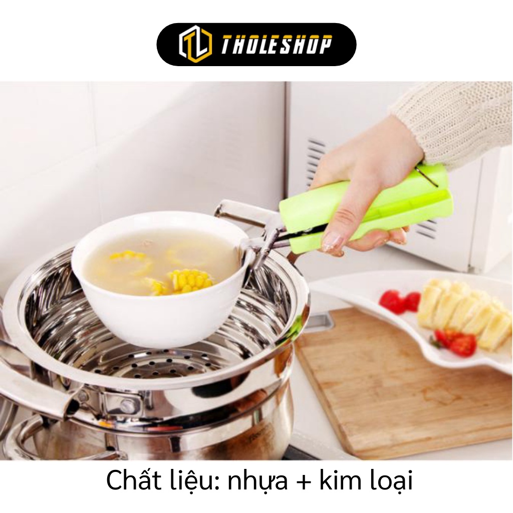 Kẹp gắp đồ - Dụng cụ gắp đồ nóng (bát nóng, dĩa nóng,...) tiện lợi màu đen 2653