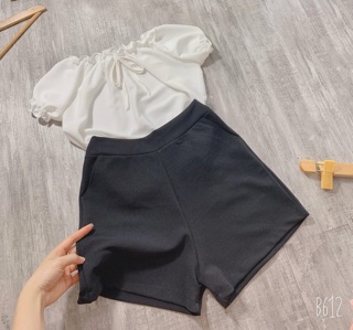 Sét áo trễ vai + quần sóc DN7