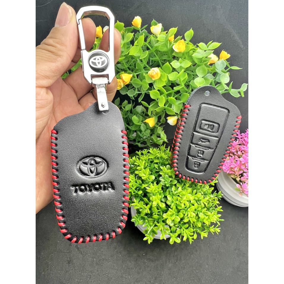 Bao Da chìa khóa xe ô tô Toyota Camry, Corolla Cross,Corolla Altis 2022 _2021_2020