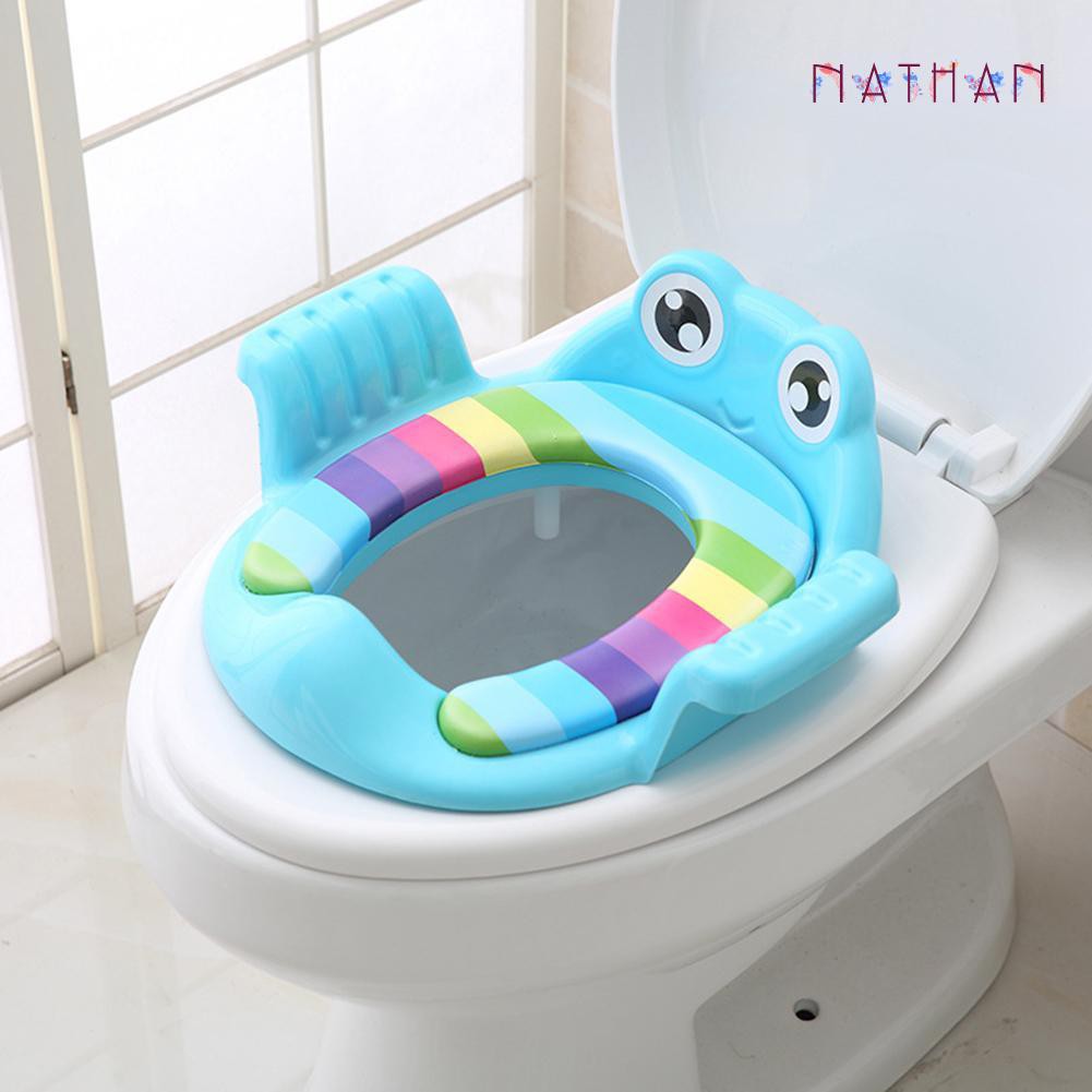 Bệ Ngồi Toilet Họa Tiết Hoạt Hình Cho Bé