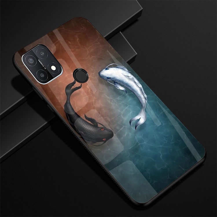 Ốp Lưng OPPO A15/A15s mặt kính cường lực cao cấp thiết kế Độc Quyền