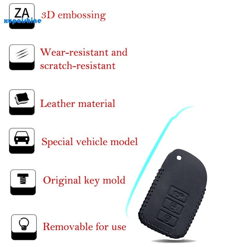 Vỏ Da Bảo Vệ Chìa Khóa Điều Khiển Từ Xa Cho Xe Hơi Toyota Vios / Yaris