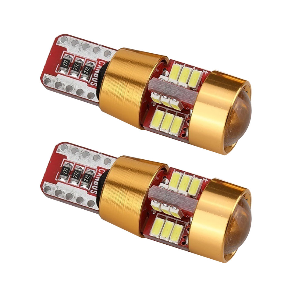 2 Bóng Đèn Led 12v T10 W5w 3014 27smd Cho Xe Hơi