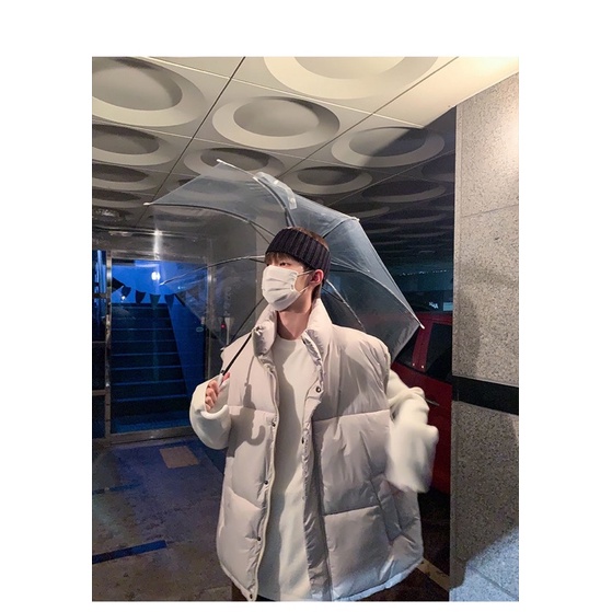 Áo phao gile cổ cao unisex