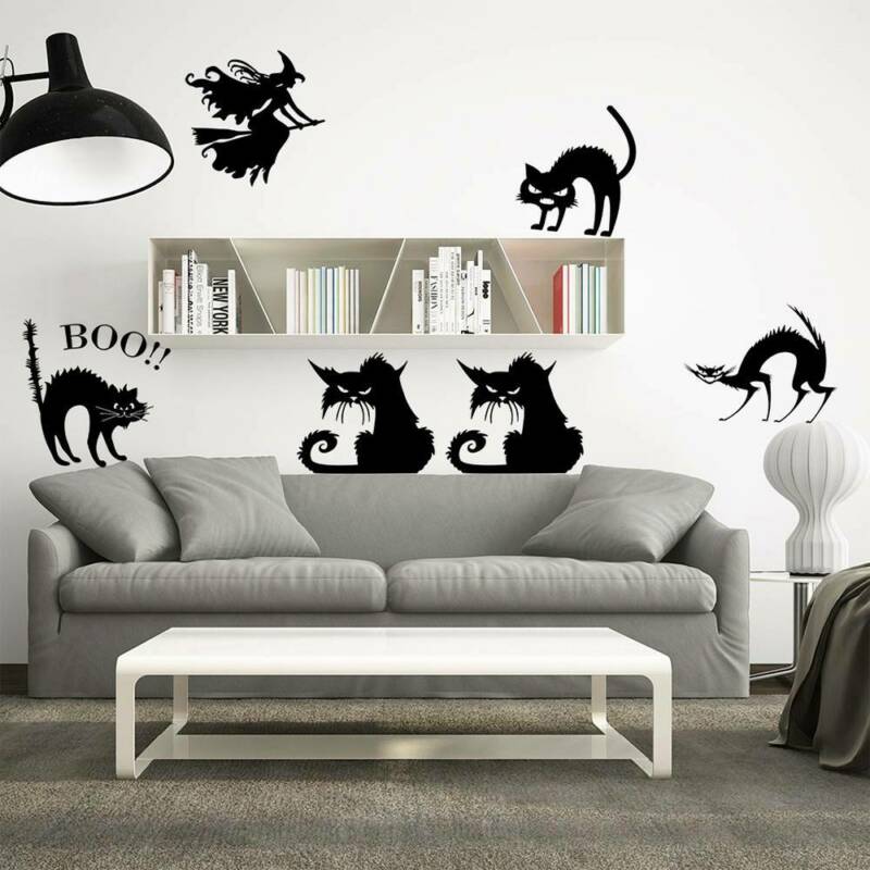 Sticker Dán Cửa Sổ Trang Trí Halloween