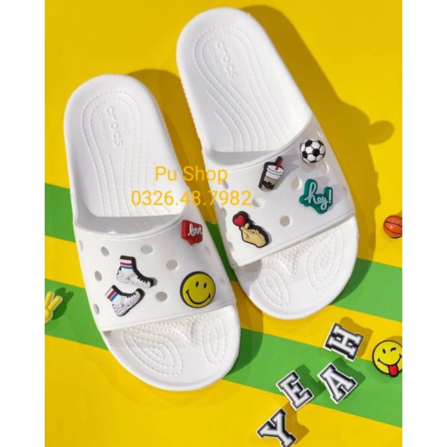 [CHÍNH HÃNG] Dép Quai Ngang Nam Nữ Đúc Nguyên Khối Siêu Êm - Cross Classic Slide