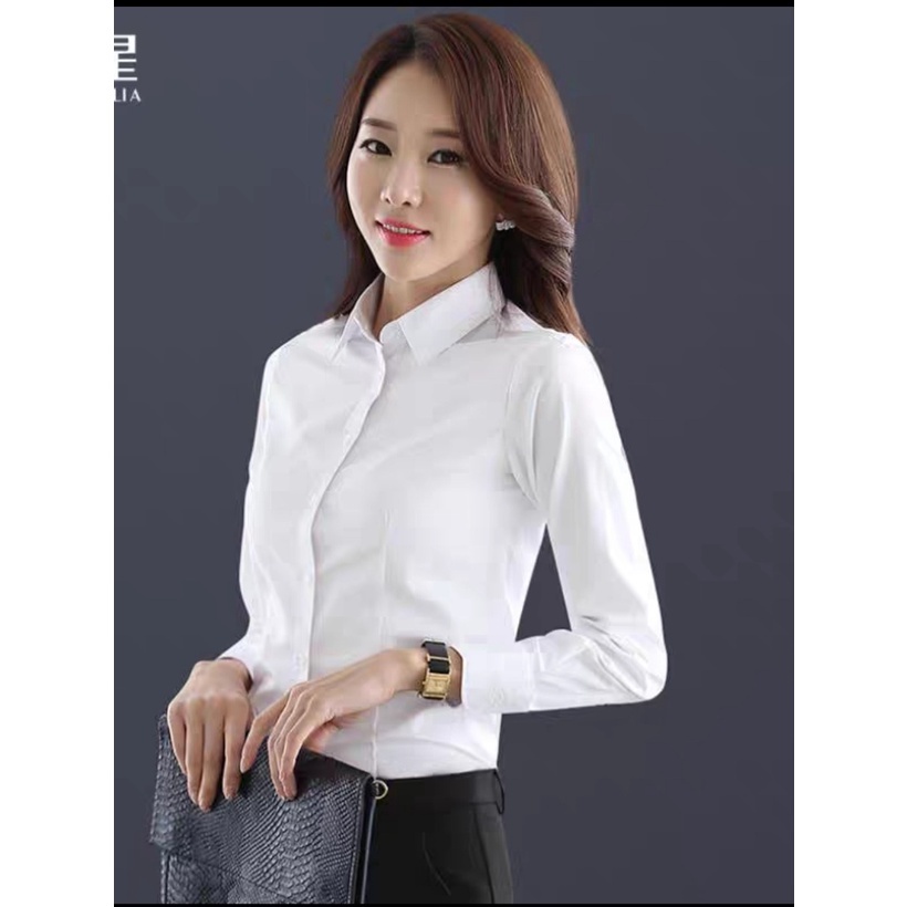 Áo sơ mi trắng công sở nữ vải kate ý cao cấp form Mai An cực chuẩn đẹp được đổi trả thoải mái | BigBuy360 - bigbuy360.vn