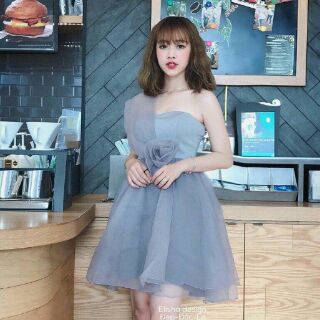 ĐẦM XÒE MỘT VAI NƠ EO