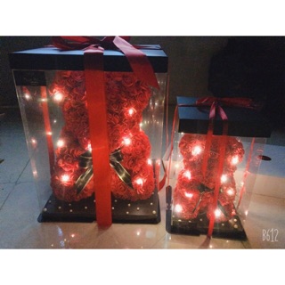 Gấu hoa xốp size 40cm - ảnh thật do shop tự chụp nha