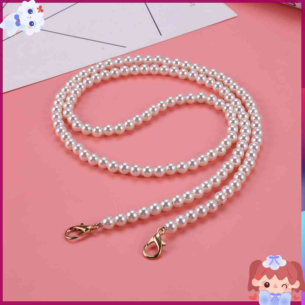 ✿Mars144✿Dây Đeo Thay Thế Cho Túi Xách Đeo Chéo Đính Ngọc Trai Thời Trang Dành Cho Nữ ✿