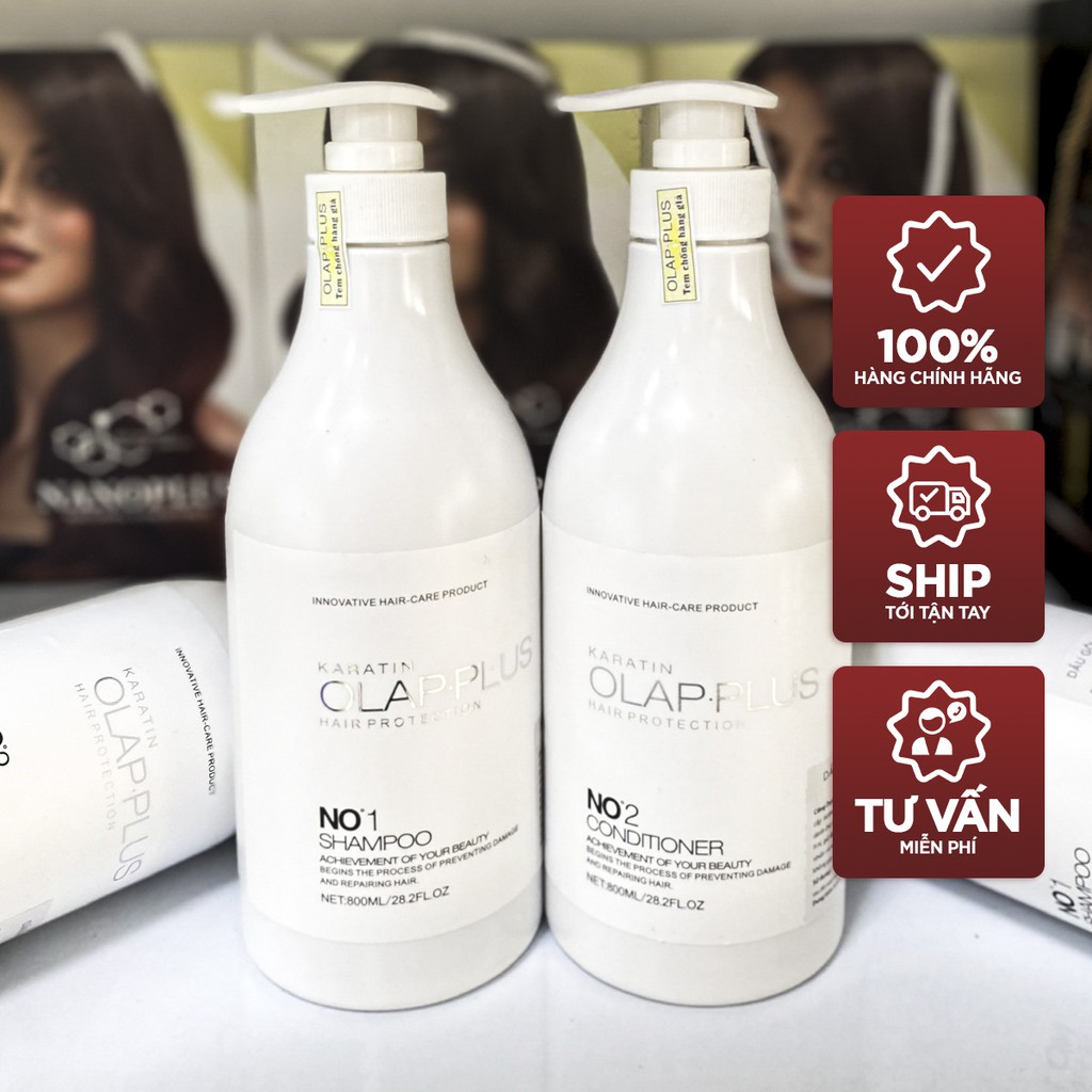 Dầu Gội - Dầu Xả Olap Plus 800ml Ngăn Ngừa Tóc Gãy Rụng - Phục Hồi Tóc | BigBuy360 - bigbuy360.vn