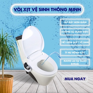 Vòi xịt vệ sinh Huyndaebidet gdb-1800, vòi xịt rửa thông minh 2 vòi phun