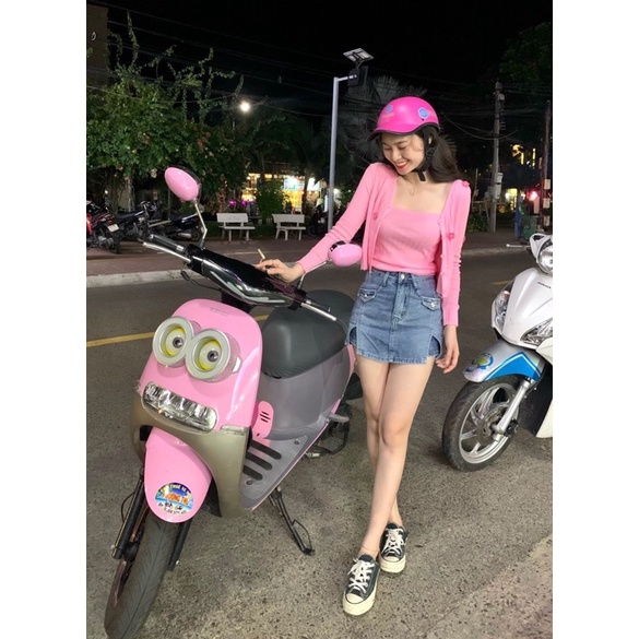 Quần short JEANs giả váy nữ xẻ vạt hàng QC loại 1 - Hàng có sẵn về ít