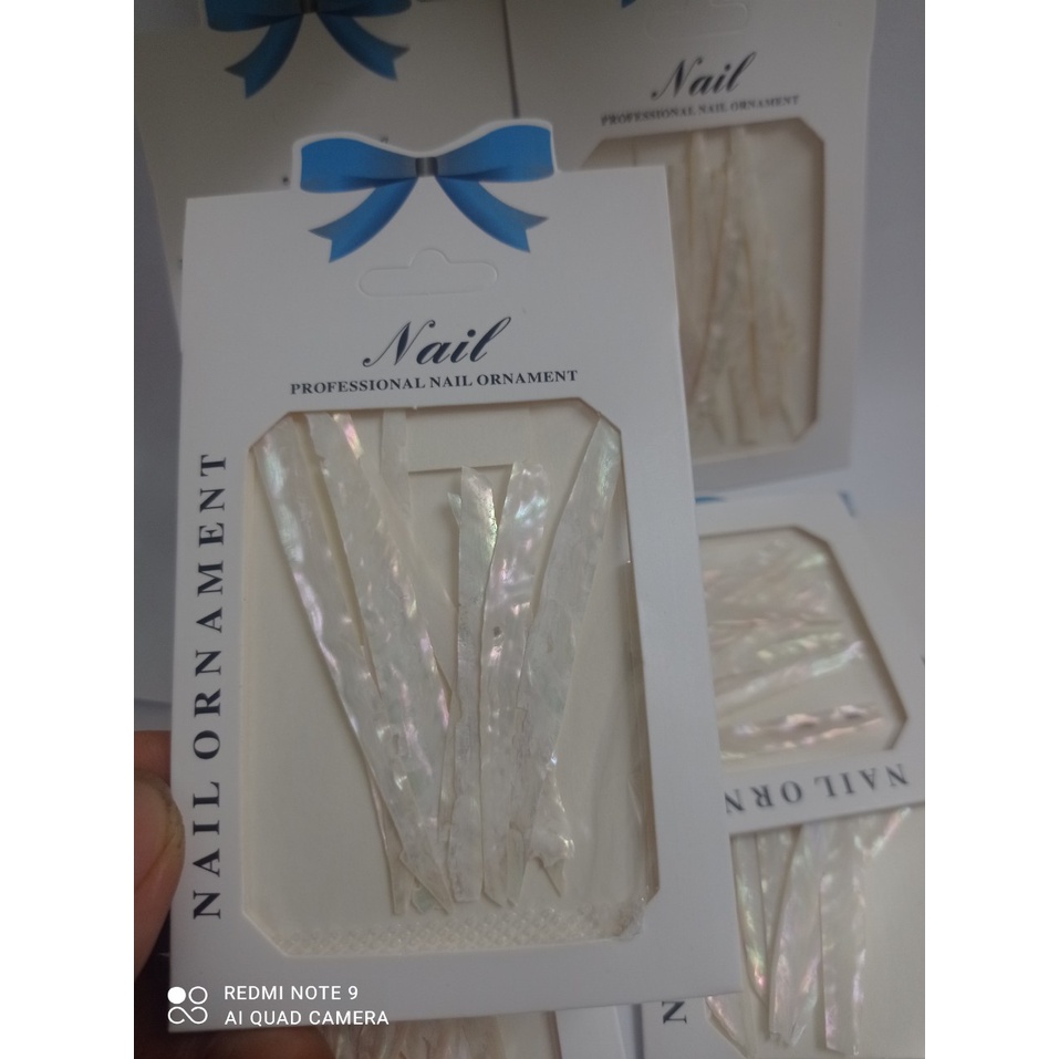 Set xà cừ trắng, xà cừ trắng gắn móng