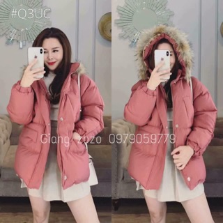 Áo khoác phao nữ đại hàn/ áo khoác phao nữ loại dày chống rét loại xịn