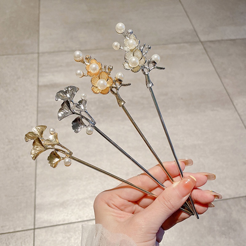 Kẹp Tóc Kim Loại Phong Cách Trung Hoa Hiện Đại Cho Nữ