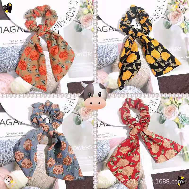 set Dây Buộc Tóc Nơ Scrunchies ( Nơ The Fruit ) SiêuThích