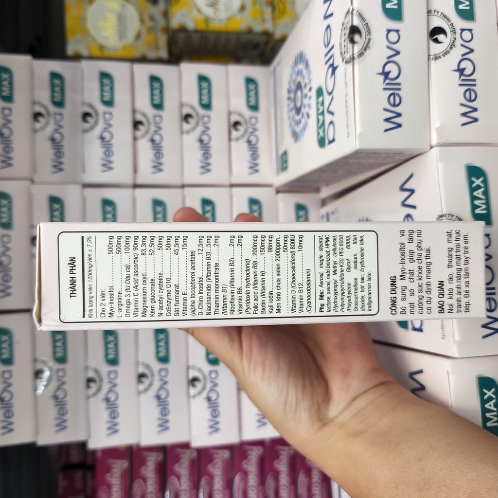 WellOva Max - Bổ Trứng Hỗ Trợ Mang Thai Tự Nhiên