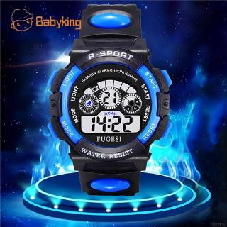 Đồng hồ kỹ thuật số nhiều màu sắc có thể phát sáng dành cho các bé