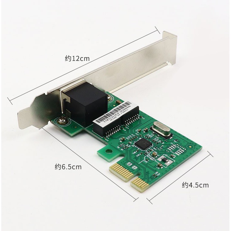 Card mạng PCI-E cho main H61 - Card mạng PCI to Lan chân dài cho main G31 tốc độ truyền ổn định linh hoạt cho máy tính | BigBuy360 - bigbuy360.vn