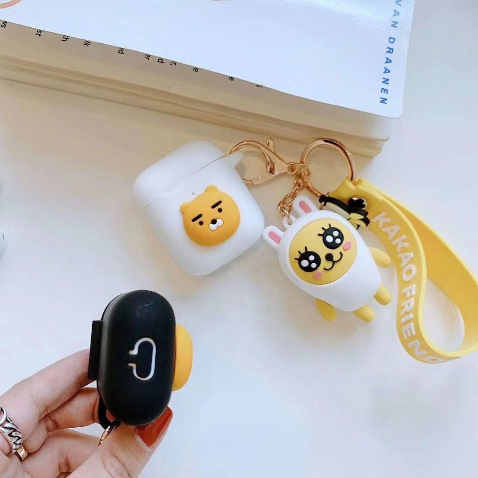 hot Airpods 1/2 bao cao su tai răng Airpods pro bao cao su đi kèm với cùng một loại búp bê