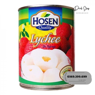 Vải ngâm Hosen - Hộp 565g