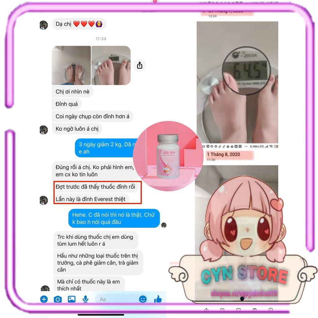 Lily Slim Giảm Cân  Liệu Trình 10 Ngày Hỗ Trợ Giảm Cân Nhanh,Không Tác Dụng Phụ | BigBuy360 - bigbuy360.vn