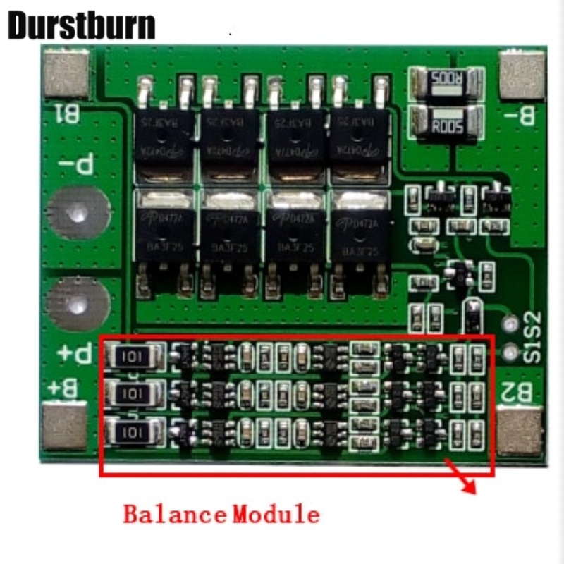 Bảng Mạch Bảo Vệ Pin Li-Ion 18650 Bms Pcm 3s 25a Tiện Dụng