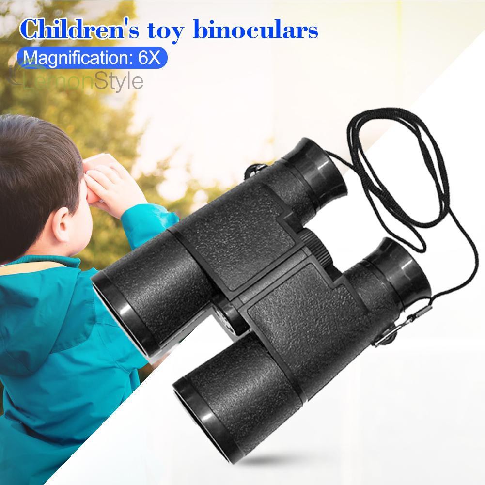 D-LT Children Kids Magnification Toy Binocular Telescope 6X Magnification Lens