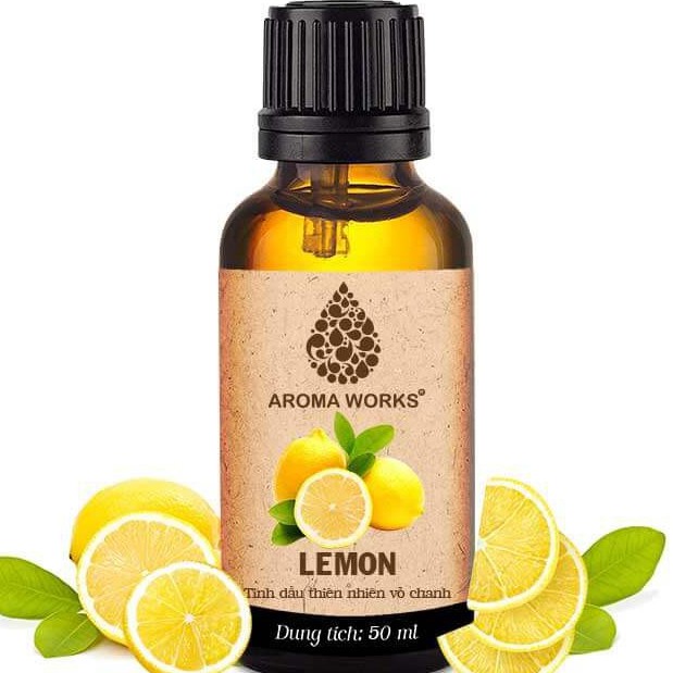 Tinh Dầu Thiên Nhiên Vỏ Chanh Aroma Works Essential Oils Lemon