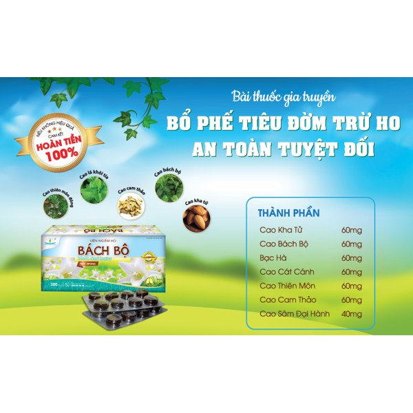 Viên ngậm ho Bách Bộ Mom and Baby - Dạng vỉ | BigBuy360 - bigbuy360.vn
