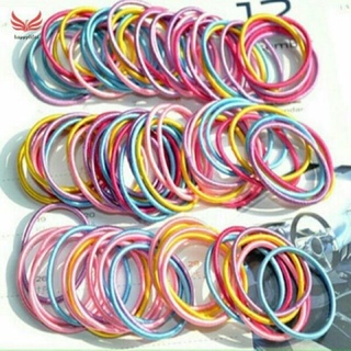 Set 20 sợi thun cột tóc nhiều màu cho bé