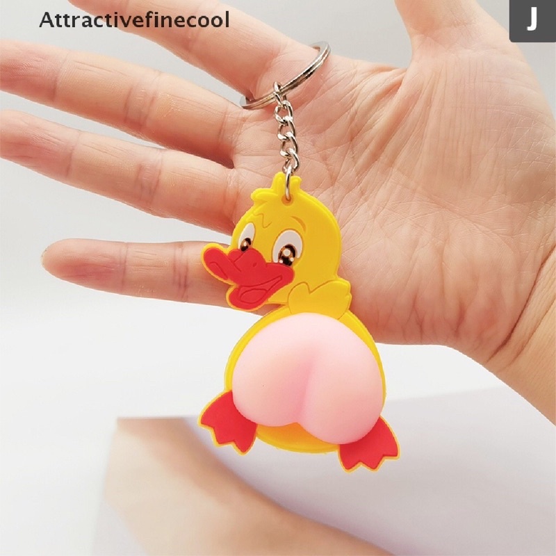 Móc khóa hình mông hoạt hình dễ thương