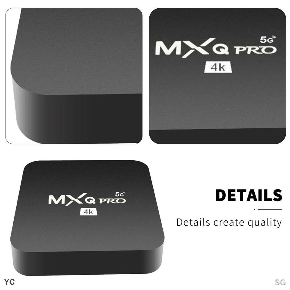 Đầu TV box MXQ Pro 4K 5g Android 16GB 256gb 128GB ChấT LượNg Cao KèM Phụ KiệN