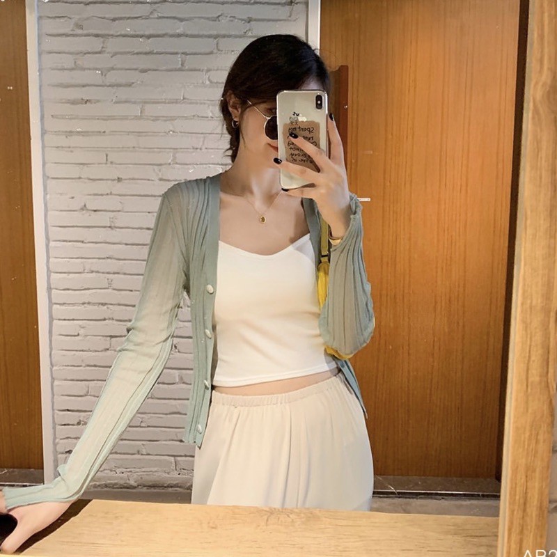 ÁO DÂY BASIC KÈM MÚT GỢI CẢM (6 MÀU) | BigBuy360 - bigbuy360.vn